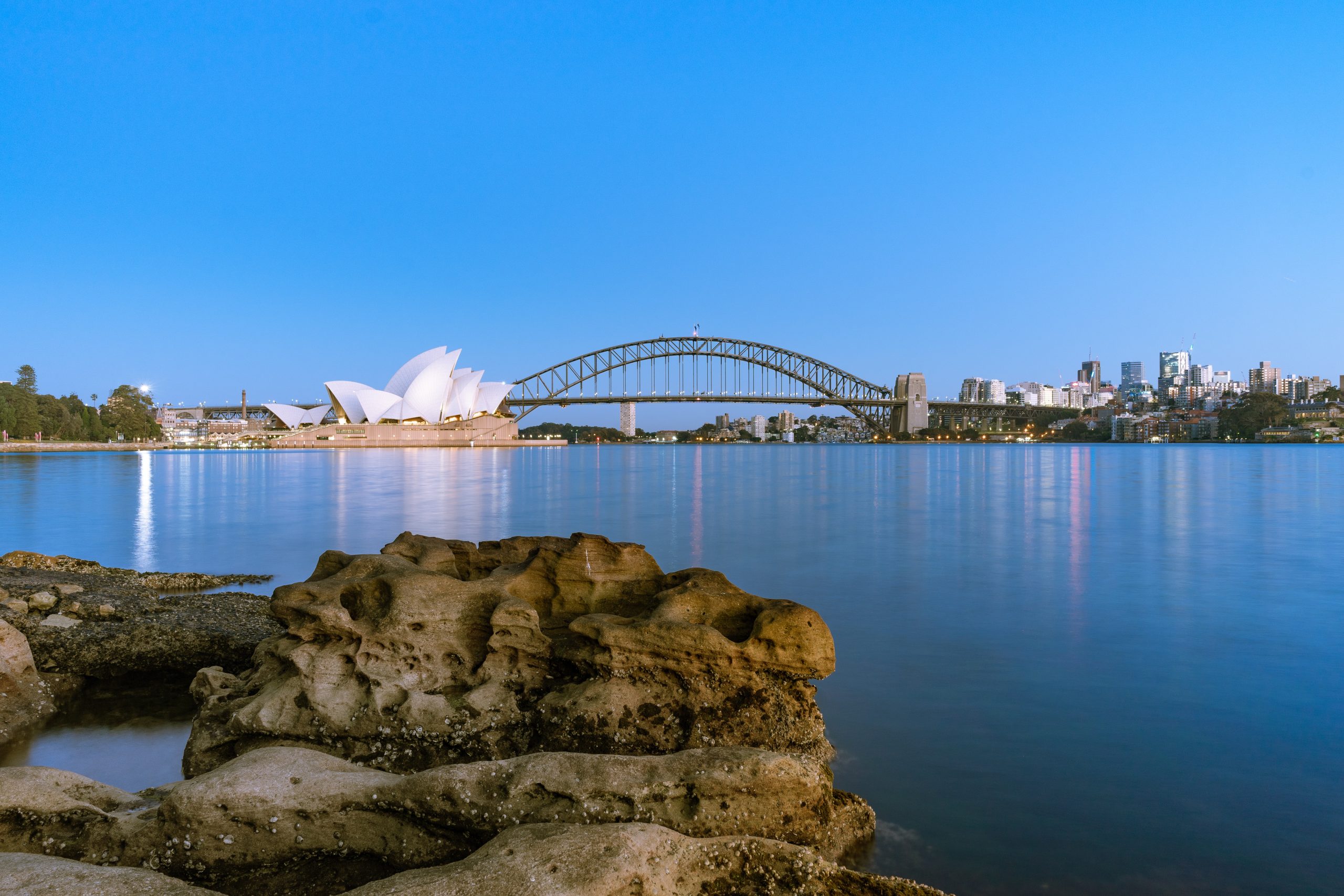 Sydney Harbour early evening